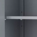 Armoire à pharmacie murale en bois MDF avec miroir gris