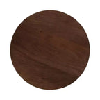 Table d'appoint ronde en bois de manguier 50 cm