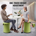 Chaise oscillante à hauteur réglable en fer et éponge 19,3"-25"