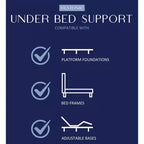 Matelas à plateau-coussin en mousse mémoire de forme et gel 14" Lit simple extra-long/double/grand/très grand