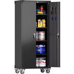 Armoire de rangement de garage en acier laminé à froid avec panneau perforé 72 po
