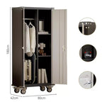 Armoire de rangement de garage en acier laminé à froid avec panneau perforé 72 po