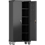 Armoire de rangement de garage en acier laminé à froid avec panneau perforé 72 po
