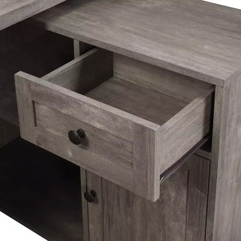 MDF Workstation Desk with Storage 47"