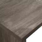 Bureau de poste de travail en MDF avec rangement 47"