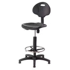 Chaise de travail en polyuréthane à hauteur réglable 56-81 cm