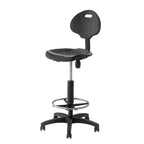 Chaise de travail en polyuréthane à hauteur réglable 56-81 cm
