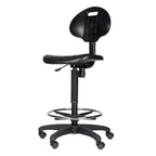 Chaise de travail en polyuréthane à hauteur réglable 56-81 cm