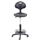 Chaise de travail en polyuréthane à hauteur réglable 56-81 cm