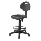 Chaise de travail en polyuréthane à hauteur réglable 56-81 cm