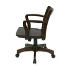 Chaise de bureau pivotante en bois 18 po