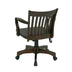 Chaise de bureau pivotante en bois 18 po