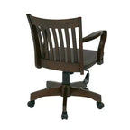 Chaise de bureau pivotante en bois 18 po