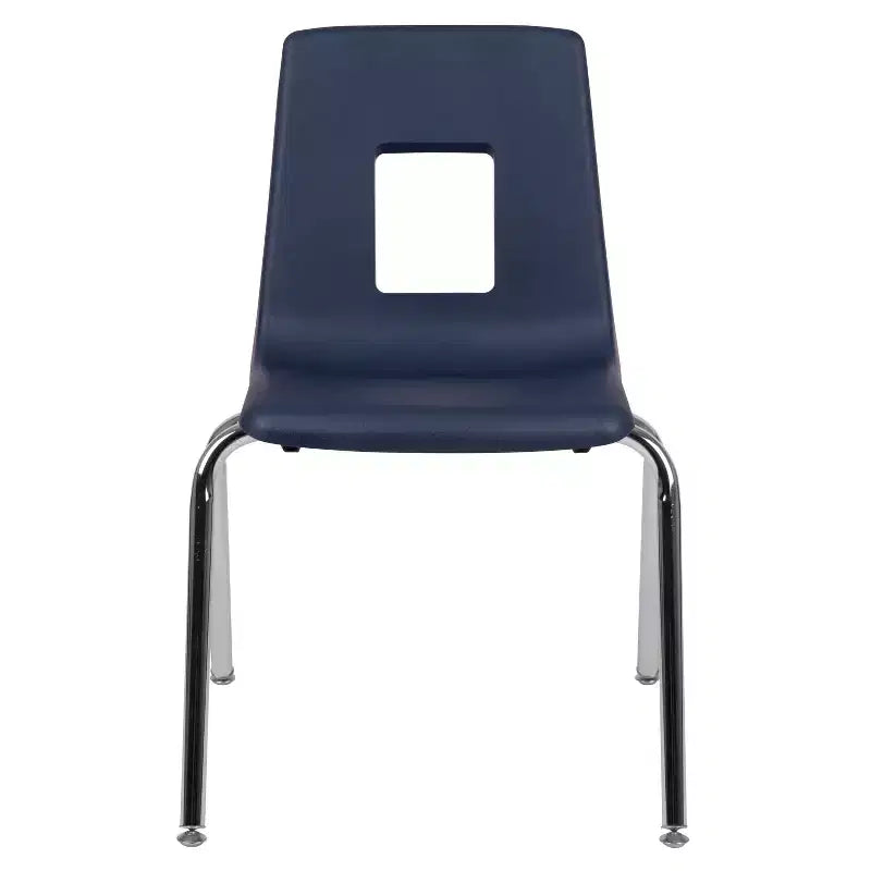 Polypropylene Stackable Open-Back School Chair 18"