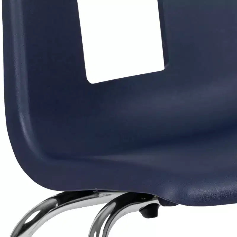 Polypropylene Stackable Open-Back School Chair 18"