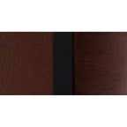 Chaise de salle à manger à dossier en lattes métalliques et siège en vinyle