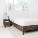 Lit plateforme en bois Mocha Grand lit