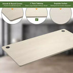Plateau de table universel en bois pour cadre de bureau standard et debout 48"x30"