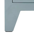 Table de chevet 14" Mindi Bois et Rotin avec Tiroir et Porte