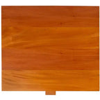 Table de chevet 14" Mindi Bois et Rotin avec Tiroir et Porte