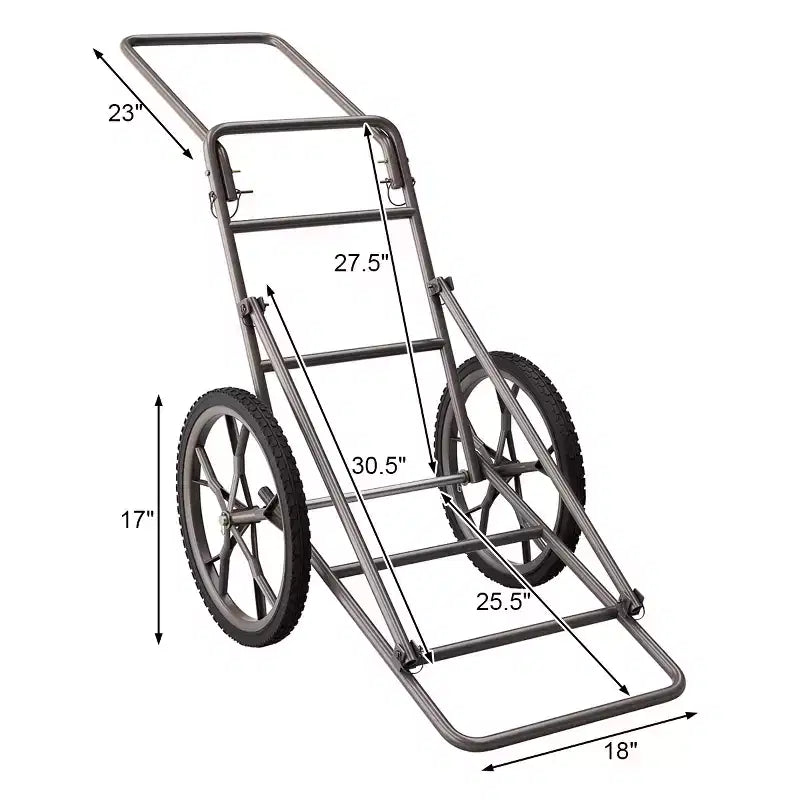 Steel Deer Game Hauler Utility Cart 500 LB Capacity