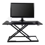 Rehausseur de bureau assis-debout en acier réglable en hauteur 32"