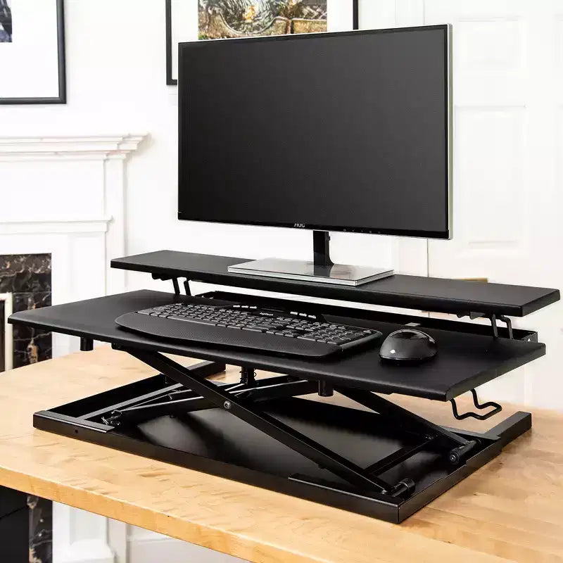 Steel Adjustable Height Standing Desk Converter 32"