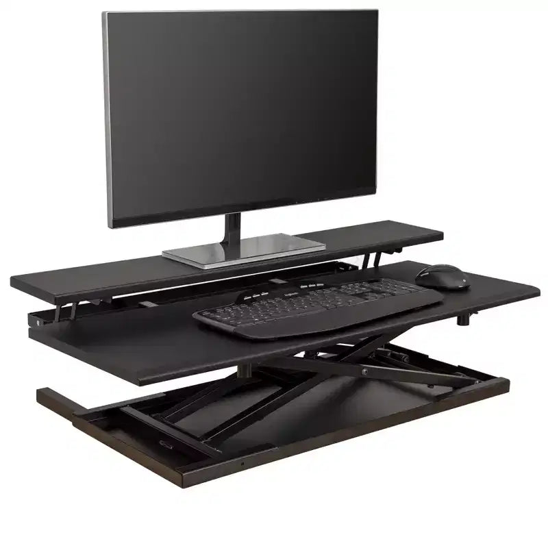 Steel Adjustable Height Standing Desk Converter 32"