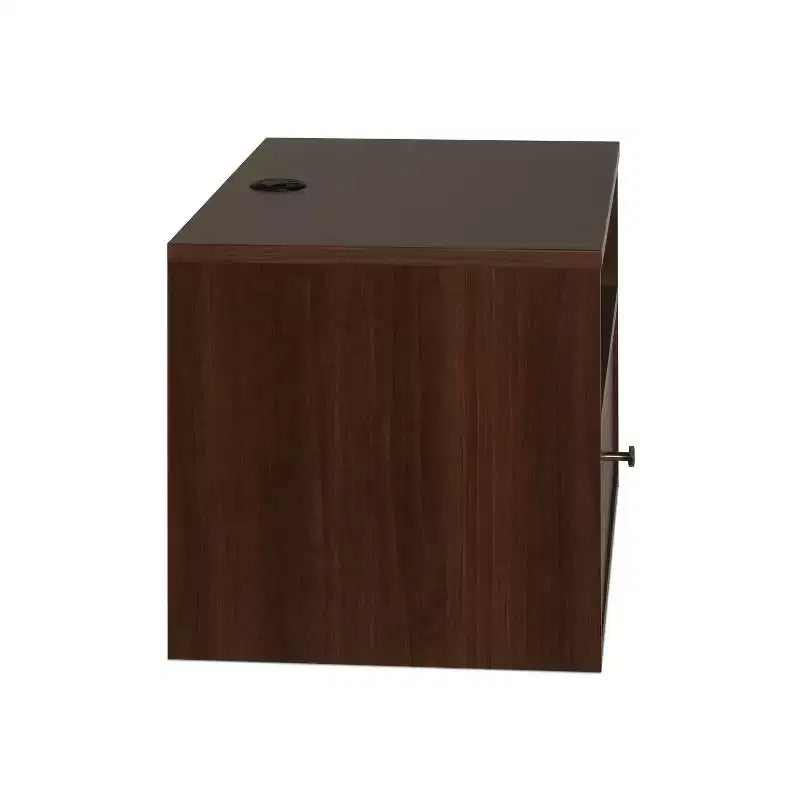 MDF Floating Nightstand with Drawer and Open Shelf 22.5"